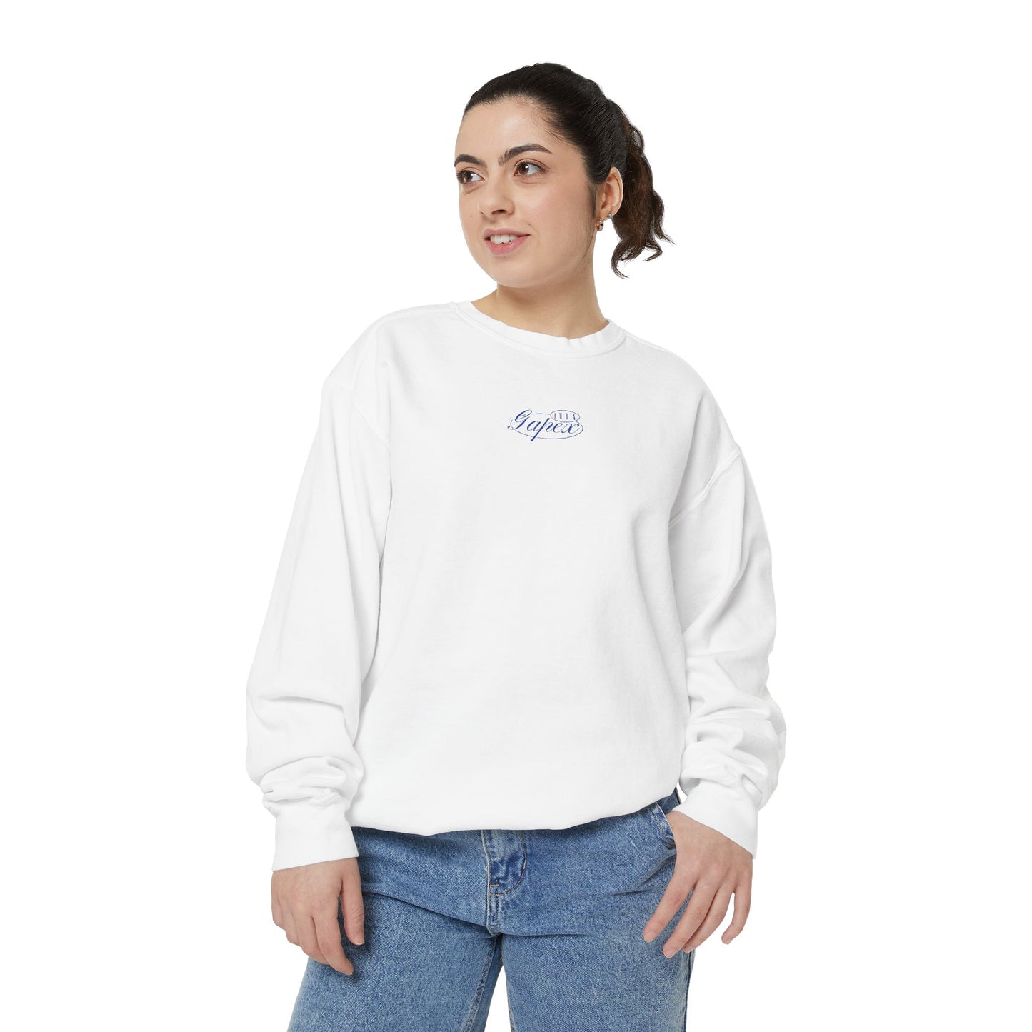 Sudadera sin Capucha Blanca