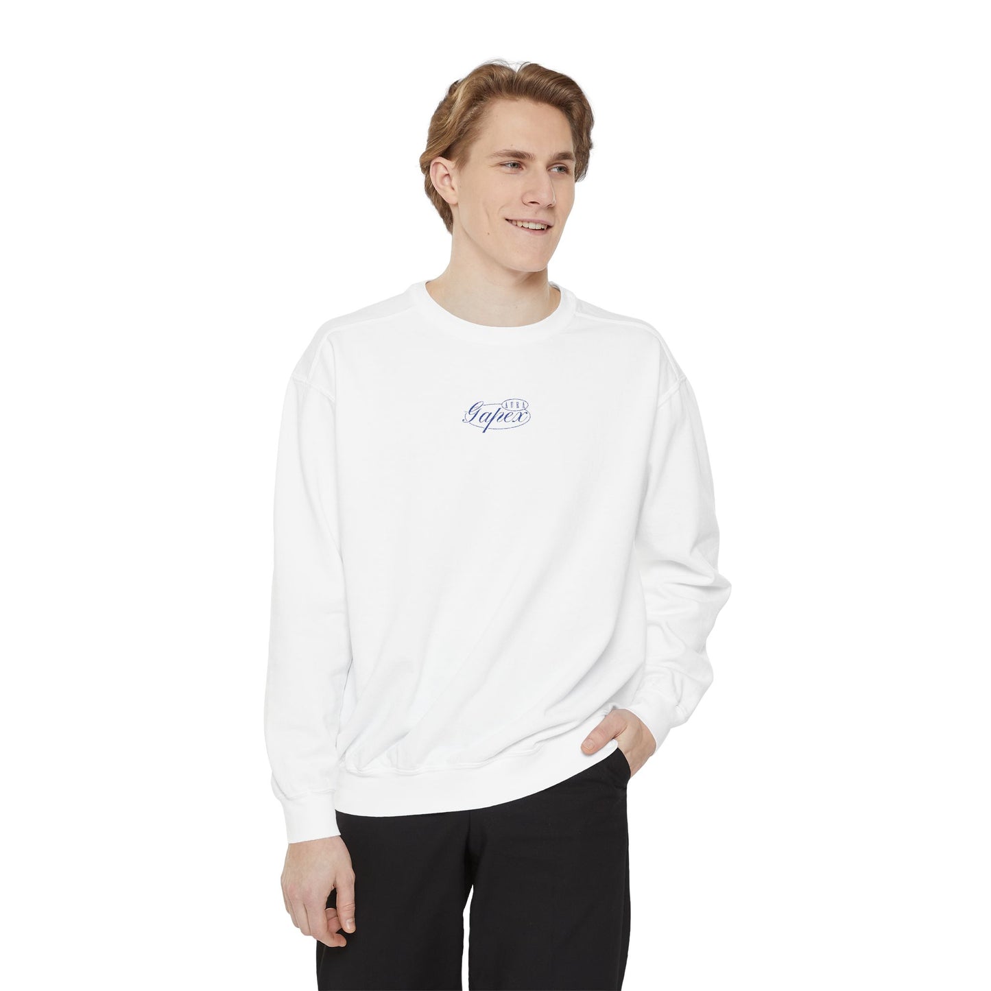 Sudadera sin Capucha Blanca