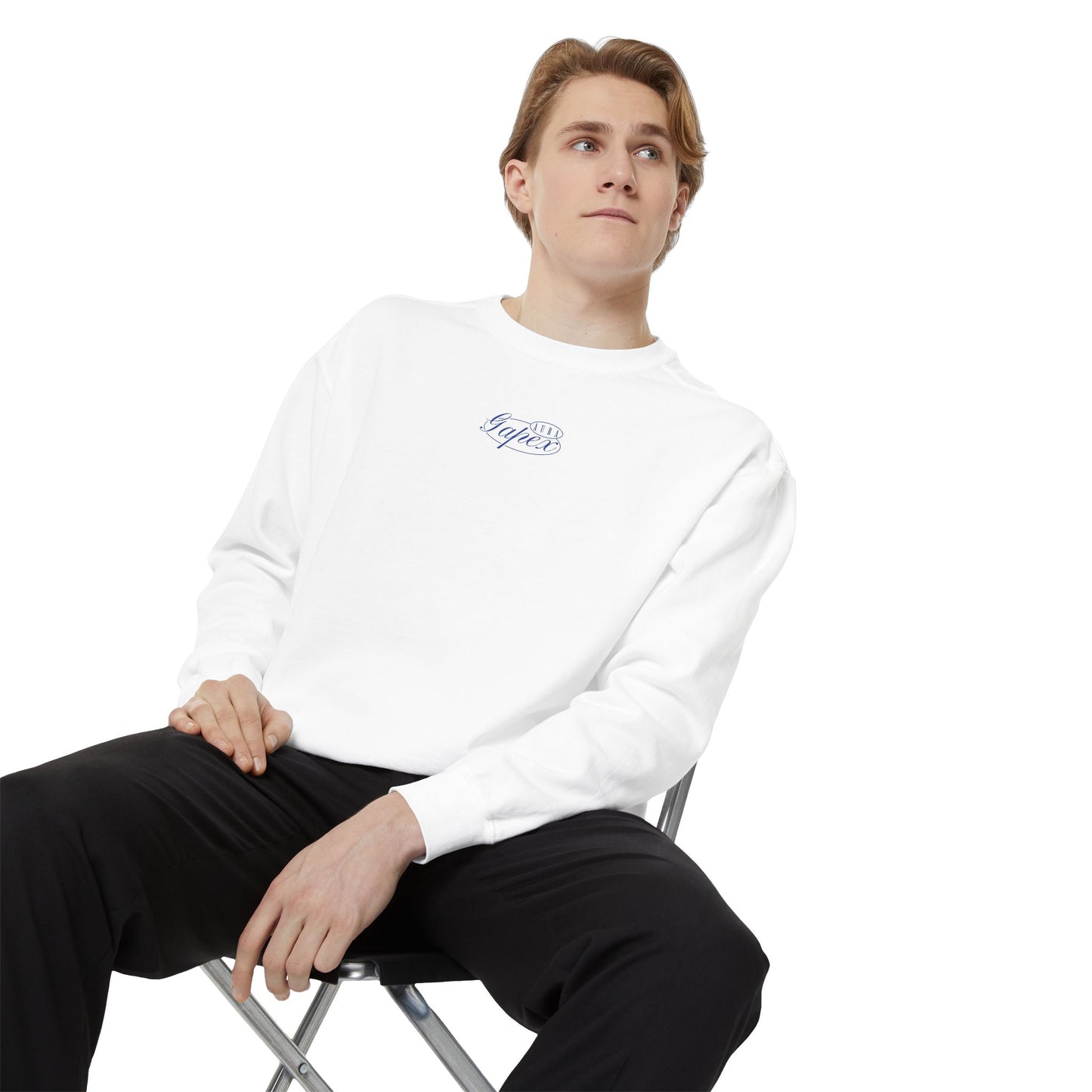 Sudadera sin Capucha Blanca